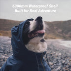 Dog Raincoat with Hood for Medium Dogs - Heavy Rain Resistant Rain Coat for Dogs with 6000mmH2O Waterproof Rating | Lightweight and Adjustable Waterproof Dog Coat | 40 (XXS)