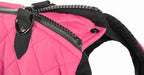 Gooby Fashion Vest Dog Jacket - Pink, X-Small - Warm Zip Up Bomber Vest with Dual D Ring Leash - Winter Water Resistant Small Dog Sweater