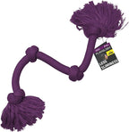 Playology Dog Toys | Dri-Tech Rope Tug of War Dog Toy for Tough Chewers | Bacon Scented Mega Size Tug Rope Toys for Extra Large Dogs