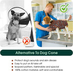 Kuoser Dog Recovery Suit for Post-Surgery Care, Spay Neuter Bodysuit for Female & Male Dogs, Anti-Licking Surgical Onesie, Snug Fit for Abdominal Wound Protection & Skin Healing, Brown L