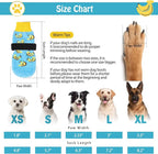 SCENEREAL Anti Slip Dog Socks to Prevent Licking Paws for Hardwood Floors | Double Sides Dog Shoes Boots & Paw Protectors for Hot/Cold Pavement, Dog Grippy Booties for Small Medium Large Senior Dogs