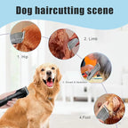 5FC Dog Grooming Blades Compatible with Andis Clipper,3-Pack | Compatible with Oster A5,Wahl km10 Dog Clippers,Size-#5FC, 1/4-Inch Cut Length (6.3mm)