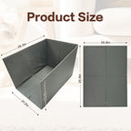 Cat Litter Box Enclosure Splash Guard Large Foldable Removable Mat, Tall for Litter Contained High Side Out Litter Box Keeping Litter Off Floor Easy Clean (26.4 * 21.3 * 16.5 inch)