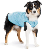 Goldpaw Dog Sun Shirt with UV Protection - Lightweight, Cooling Sun Protection Clothing for Medium Dogs - Reduce Heat Absorption - Made in the USA - Machine Washable - Ocean Blue - Size 14