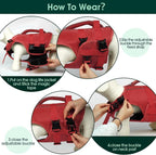 Kuoser Dog Life Jacket, High Flotation Reflective Dog Life Vest, Red, XS | Adjustable Dog Lifejackets for Small Medium Large Dogs, Lifevest with Rescue Handle for Swimming, Boating, Lake, Beach & Pool
