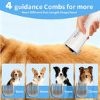 Dog Grooming Vacuum,Pet Grooming Vacuum with 2L Dust Cup & 13000Pa Suction, 6-in-1 Low Noise Pet Grooming Kit with Clipper & Steam Brush for Shedding, Professional Dog Vacuum for Dogs & Cats
