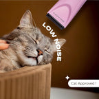 Cordless Pet Grooming Kit for Dogs & Cats, Quiet & Powerful Motor Paw & Face Trimmer, Lightweight Clipper, Dopamine Pink, Parent (Single-Dopamine Pink)