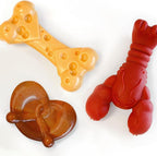 Nylabone Power Chew Lobster, Cheese, & Broccoli Dog Chew Toys, Small | 3 count, filet mignon, cheese, and bacon flavor, variety of shapes, durable chew toys, long lasting, for dogs up to 25 lbs