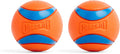 Chuckit! Ultra Ball Dog Toy - Medium Bouncy Fetch Balls For Dogs 20-60 lbs - Made from Durable Rubber - Floating Water Pet Toys - Size Medium - 2.5-inch Diameter - Pack of 2 | Bouncy durable rubber design for pups 20-60 lbs, high bounce action for acti...