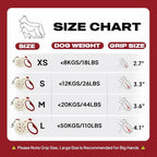 Fida Retractable Dog Leash with Dispenser and Poop Bags, 16 ft Pet Walking Leash for Small Dog or Cat up to 26 lbs, Anti-Slip Soft Handle, Tangle Free, Reflective Nylon Tape (S, Cherry)