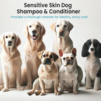 Dog Shampoo and Conditioner Set with Biotin, Rosemary & Lavender (16 fl oz) | Detangles, Deodorizes & Moisturizes for All Breeds & Puppies | Suitable for Itchy, Dry & Sensitive Skin | ALFIE'S CHOICE