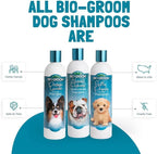 Bio-Groom Oatmeal Dog Shampoo, for Allergies and Itching, 12 fl oz, 2-Pack | Cruelty-Free, Dog Bathing Supplies, Puppy Shampoo for Sensitive Skin, Made in USA, Anti-Itch Products