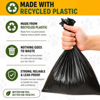Dog Poop Black Bags with Dispenser (700 Bags) doggy poop bags Pickup Bag 35 Refill Rolls Dog Waste Bags Cat Litter & Poop Bags (35 Rolls, Uscented)