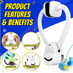 CATPICK Interactive Cat Toys for Indoor Cats - Automatic Flying Bird & Mouse Doorway Hanging Toy, USB Rechargeable Electric Kitten Toy for Hunting Instinct, Enrichment & Exercise, 2 Birds & 1 Mouse