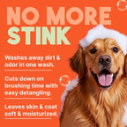 TropiClean 2-in-1 Dog Shampoo and Conditioner, Professional Dog Shampoo, Moisturizing Detangler, Puppy Safe, Made in USA, Papaya Scent, 1 Gallon