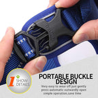 JUXZH Truelove No Pull Dog Harness with Easy Control Handle and 2 Leash Attachments,Reflective Adjustable Pet Vest