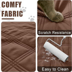 Smiry Waterproof Dog Bed Cover, Reversible Pet Blanket for Sofa Couch | Soft Washable Dog Blanket, Leakproof Couch Cover for Dogs Cats & Furniture Protection, 30x70, Brown/Chocolate