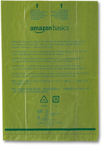 Amazon Basics Premium Leak Proof Dog Poop Bags with Dispenser and Leash Clip, Cucumber Scented, 13" x 9", 270 Count (18 Rolls of 15)