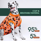 Kuoser Dog Recovery Suit After Surgery, Spay Neuter Surgical Suit for Dogs | Post Surgery Anti-Licking Dog Onesie Protects Wounds and Incisions, E-Collar & Cone Alternative Bodysuit for Female Male Dogs