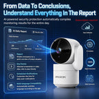 AMOROM Indoor Cameras, Alexa Camera for Baby/Elderly/Pet Monitoring | AI Smart Detection & Alarm, 2-way Talk, Night Vision, 2.4G WiFi App Control, Cloud & SD Card Storage, 2 Pack
