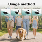 Retractable Dog Leash 16 ft Extendable Leash for Small and Medium Dogs Tangle-Free Nylon Tape One-Hand Brake Lock Walking Lead Up to 55 lbs