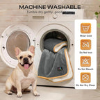 Luciphia Waterproof Pet Blanket, Washable Reversible Sherpa Fleece Throw | Liquid-proof furniture protector for bed and couch, soft reversible sherpa fleece for dogs, cats grey, XL