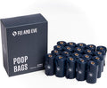 Fei & Eve Dog Poop Bags 20 Rolls, Extra Thick 25 Micron & 100% Leak-Proof | Unscented, Full Blackout & Odor-Locking, Stretch Resistant, Easy to Tear off, Waste Bags