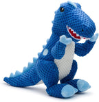 fabdog Floppies Plush Dog Toy - Cute & Durable Squeaky Dog Toys - Best Squeak Toy for Puppies and All Breeds | Ideal Pet Gift| Small T-Rex