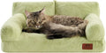 Hollypet Small Dog Large Cat Bed Puppy Couch Beds for Pets up to 25 lbs | Fluffy Dog Cat Couch Plush Soft Warming Pets Beds with Machine Washable Cover and Non-Slip Bottom