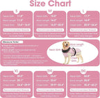 QBLEEV Warm Dog Jacket - Reflective, Adjustable Winter Coat with Turtleneck for Cold Weather, Waterproof Fleece Snowsuit for Small, Medium, Large Dogs