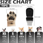 EXPAWLORER Non-Slip Dog Socks for Hardwood Floors to Prevent Licking, Dog Shoes for Hot Pavement Quick Walking, Dog Booties Boots & Paw Protectors with Grippers for Small Medium Large Senior Dogs L