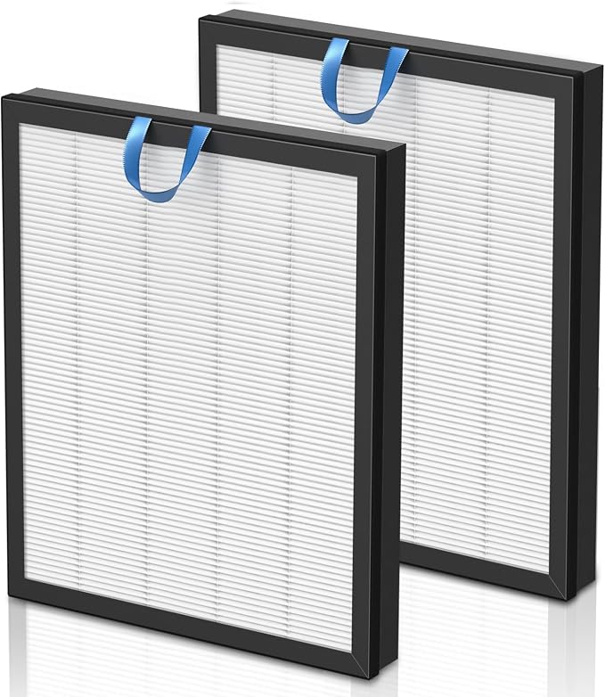 Vital 200S Replacement Filter for LEVOIT Vital 200S-P Air Purifier | High-Efficiency Activated Carbon, Vital 200S-RF for Pet Odors, Smoke, Pollen, LRF-V201-WUS, 2 Pack, White