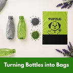 Pupzle 2-Ply Thick Dog Poop Bags For Dogs, Multi-layered Hand Protection | Thick Dog Poop Bags and Odor Blocking Heavy Duty Large Doggy Bags, Includes Pouch, Lavender Scented 250 Bags For Pet Waste