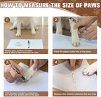 EXPAWLORER 6Pcs Anti Slip Dog Socks to Prevent Licking Paws, Dog Shoes for Hot Pavement Double Sides Dog Boots & Paw Protectors Booties for Hardwood Floors with Grip Small Medium Large Senior Dogs, S