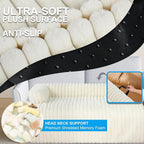 Dog Couch Bed, Couch Cover for Dogs Washable, Dog Bed for Couch(White, L) | Dog Bed for Couch, Removable Couch Cover for Dogs Washable, Pet Bed Mats for Couch, Pet Couch Covers for Sofa