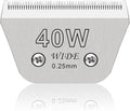40W Wide Pet Dog Grooming Detachable Blades, 1/100" (0.25mm) | Compatible with Andis, Oster A5, Wahl KM10 Clippers, For larger animals