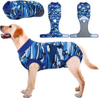 Kuoser Recovery Suit for Dogs Cats, Soft Dog Surgery Suit Female Male Spay | Professional Dog Onesie for Surgery, Substitute E-Collar & Cone, Prevent Licking Dog surgical suit Pet Neuter Suit