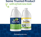 NaturVet Yard Odor Eliminator Plus Citronella for Dog Odors- 64 oz Refill | Eliminate Stool and Urine Odors from Lawn and Yard, Designed for Use on Grass, Patios, Gravel, Concrete & More, Refill