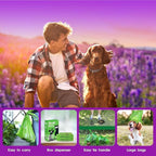 Pet N Pet 200 Counts Lavender Scented Dog Poop Bags with Tie Handles, 41% Plant Based & 59% PE Poop Bags for Dogs, Extra-Thick Doggie Poo Bag, Pet Waste Bag