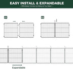 FXW MiniPaws Dog Playpen, Indoor, Yard & RV Camping, 32" H, 32 Panels | Portable, Expandable Layout, Tool-Free Setup, For Small & Medium Dogs