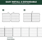 FXW MiniPaws Dog Playpen, Indoor, Yard & RV Camping, 20" H, 16 Panels | Portable, Expandable Layout, Tool-Free Setup, For Puppies & Small Dogs