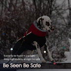 IECOii Extra Warm Dog Coat - Reflective, Adjustable Winter Jacket with Buckle & Fleece Turtleneck Dog Jackets for Small Dogs, Waterproof & Windproof Fleece Vest for Cold Weather, Burgundy, Small