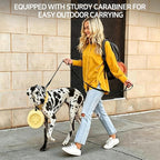 Cool Kids Collapsible Dog Bowl Travel Portable Anti-Tip Double-Sided | 2-In-1 Slow Feeder & Hydration, Catnip Scent, Abs+Tpe Sturdy Build, Fits Small Medium Pups, Hiking Camping Gear