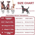Puppytie XXS Puppy Harness and Leash Set, Red Hawthorn, XXS (2.2–6 lbs) | Puppy Harness for Small Dogs, Teacup and Yorkie Harness, Soft Lightweight and Adjustable, XXS Dog Harness for Daily Walks