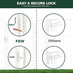 FXW Rollick Dog Playpen, Indoor, Yard & RV Camping, 45" H, 16 Panels | Easy setup, Heavy-duty, DIY layouts, for Large Dogs, Patented