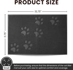 Andalus Small Cat Litter Mat, Pack of 1 - Waterproof, Non-Slip & Easy to Clean Cat Litter Box Mat for Extra Efficient Pet Litter-Trapping, Grey (15.75” X 11.75”)