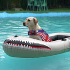 Kuoser Reflective Dog Life Jacket, Dog Life Vest for Swimming Boating | Adjustable Pet Lifejackets, High Flotation Doggie Swimsuit with Rescue Handle for Small Medium Large Dogs
