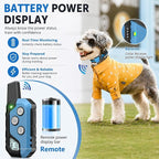 Shock Collar for Dogs, Dog Training Collar with Remote Control for 2 Dogs, 3 Training Modes with Beep, Vibration and Satic, Waterproof, Rechargeable for Large Medium