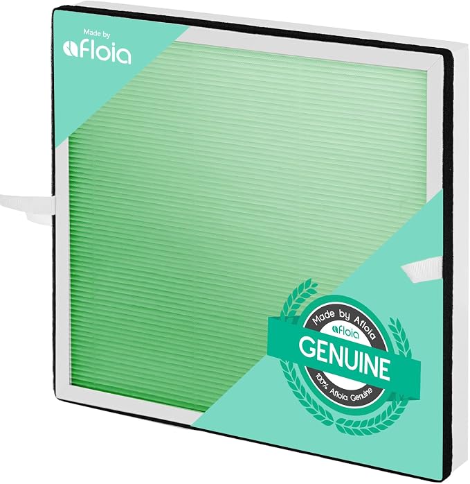 Afloia Europa Replacement Filter | 4-Stage HEPA Filter, Washable Pre-Filter, Toxin Remover Layer, Pet Dander, Odor, Dust and Smoke