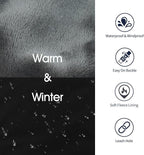 IECOii Extra Warm Dog Coat - Reflective, Adjustable Jacket with Buckle, Fleece Turtleneck for Cold Weather, Soft Winter Coat for Small to Extra Large Dogs